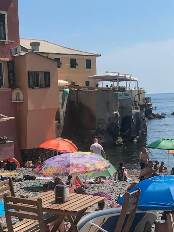 Casa Sulla Spiaggia Di Boccadasse Genova Exterior foto